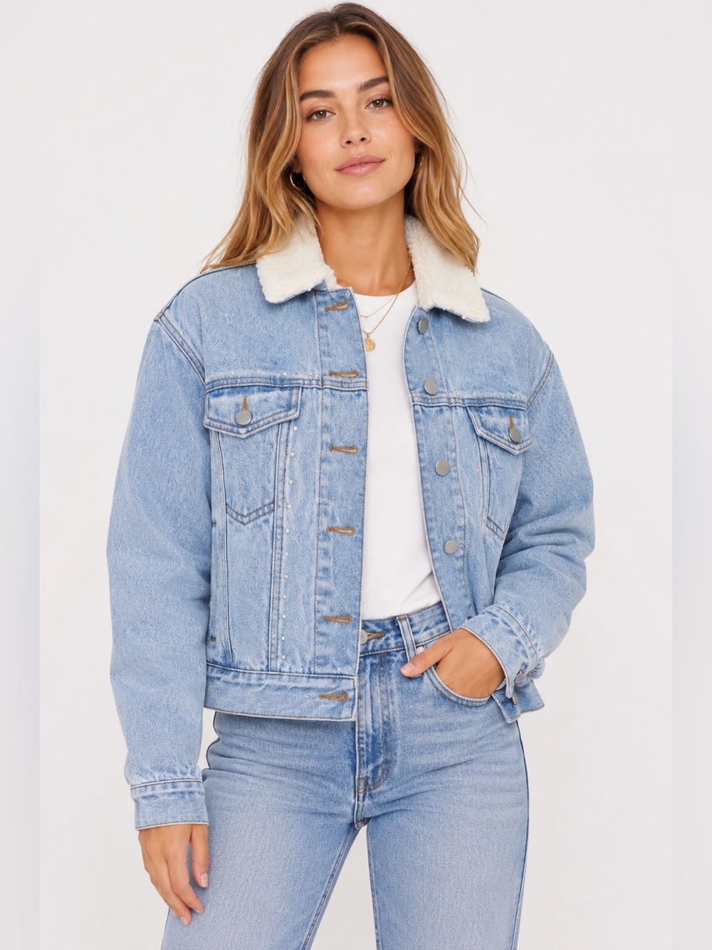 Rebecca Minkoff Clark Denim Jacket/ Size Medium